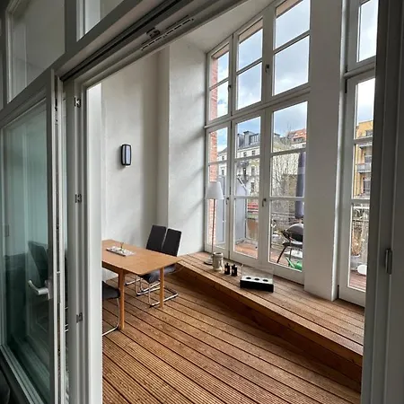Relax-Wohnung Mit Balkon Ueber Die Weisse Elster Leipzig Exterior photo
